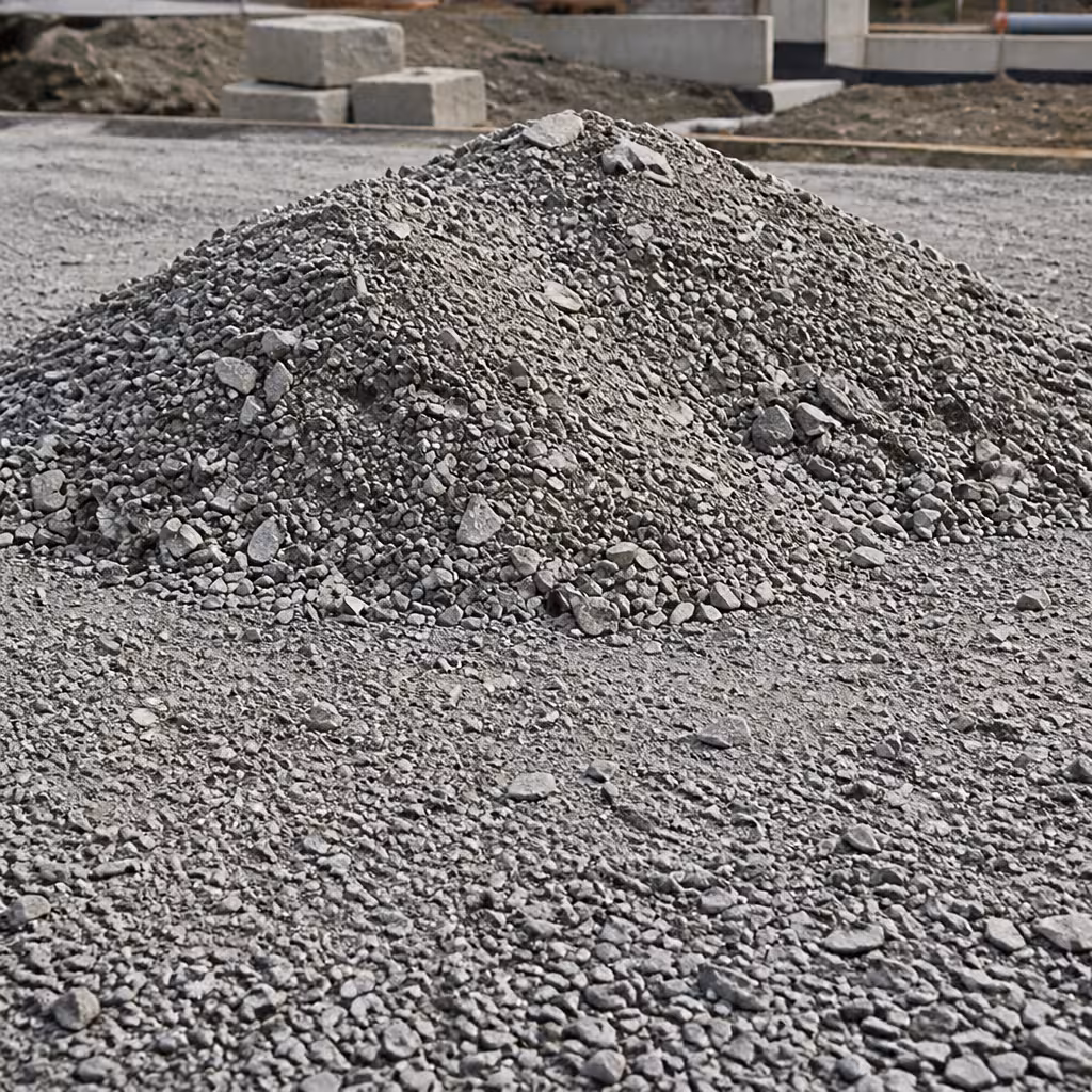Gravel base preparation